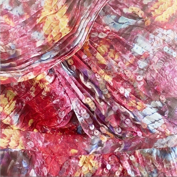 Diane Von Furstenberg Khiva Sequin Strapless Dress Sz 8 - Picture 11 of 15